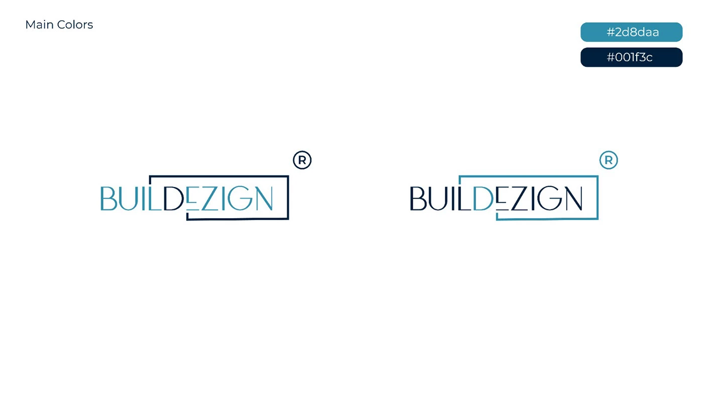 BUILDEZIGN — Brand colour palette