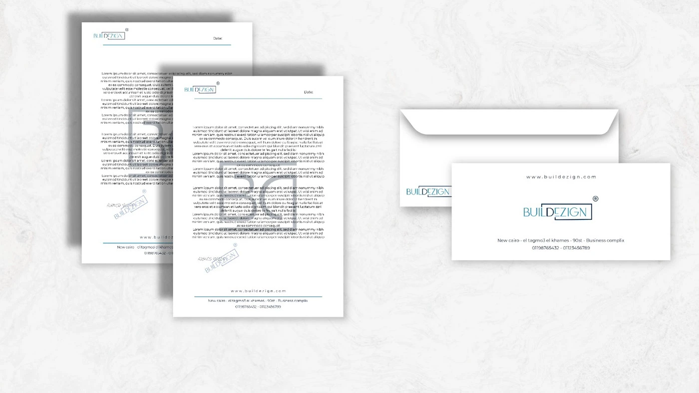 BUILDEZIGN — Corporate stationery