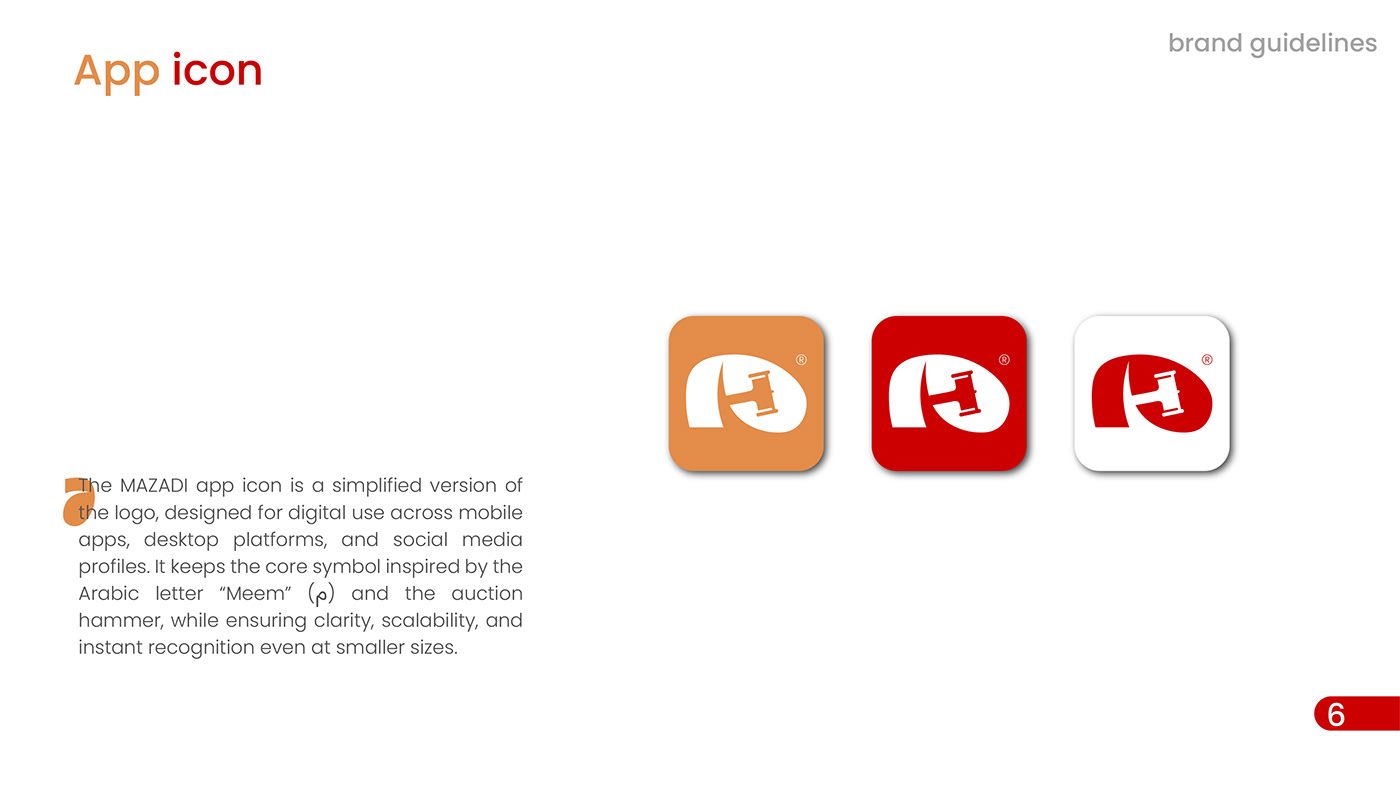 MAZADI — Auction app icons