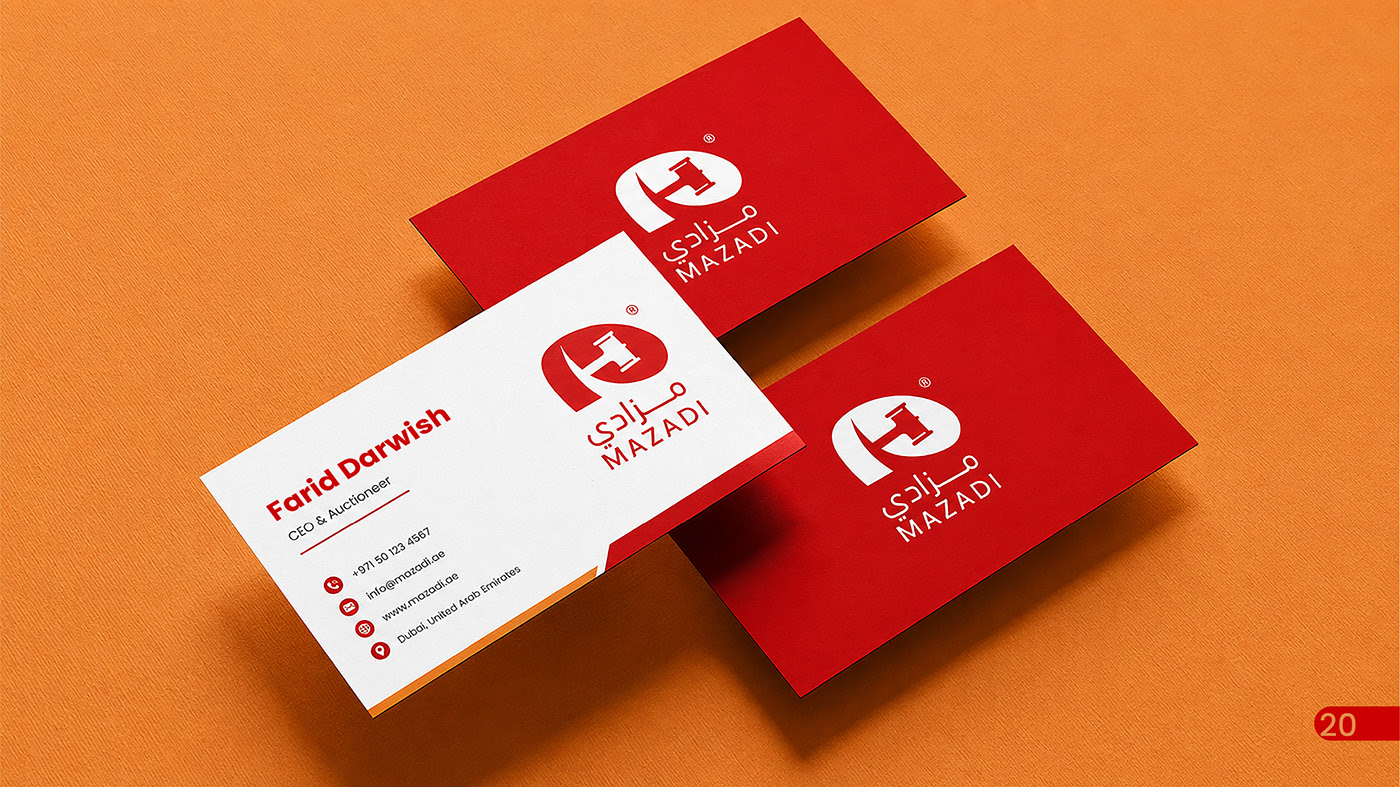 MAZADI — Business cards