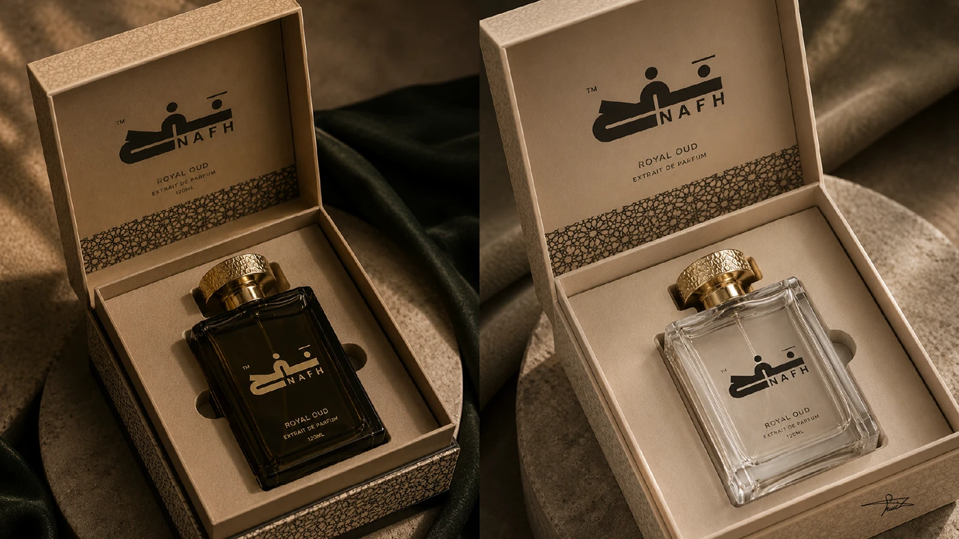 NAFH — Open perfume presentation boxes
